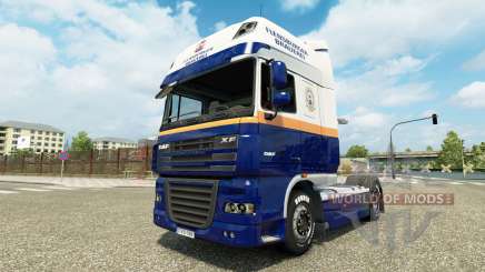 Скин Flensburger Brauerei на тягач DAF для Euro Truck Simulator 2