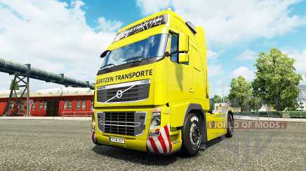 Скин Gertzen Transporte на тягач Volvo для Euro Truck Simulator 2