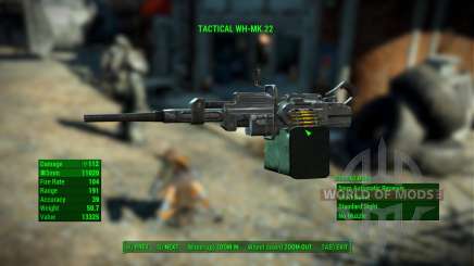 WH-Mk22 Heavy Machinegun для Fallout 4