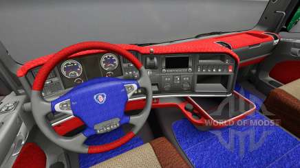 Интерьер Leda у Scania для Euro Truck Simulator 2
