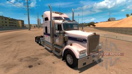 Скин Uncle D Logistics для Kenworth W900 для American Truck Simulator