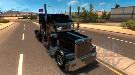 T-D-S Peterbilt 389 Racing Skin Mod для American Truck Simulator