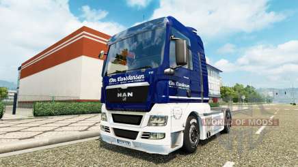 Скин Carstensen на тягач MAN v2.0 для Euro Truck Simulator 2