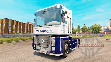 Скин Carstensen на тягач Renault Magnum для Euro Truck Simulator 2