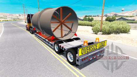 Низкорамный трал Cozad Expando для American Truck Simulator