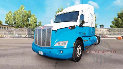 Скин Long Haul Trucking на тягач Peterbilt для American Truck Simulator