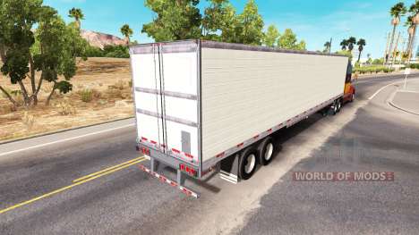 Длинный рефрижераторный полуприцеп для American Truck Simulator