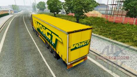 Скин Voigt Logistik v1.2 на полуприцеп для Euro Truck Simulator 2