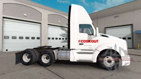 Скин Cook Out на тягач Kenworth для American Truck Simulator