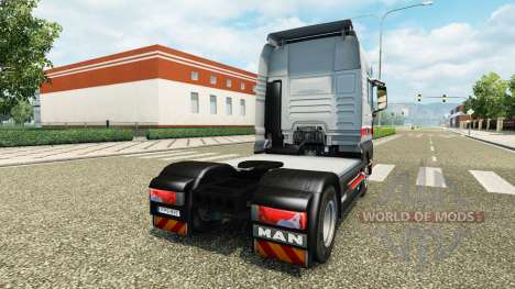 Скин Audi на тягач MAN для Euro Truck Simulator 2