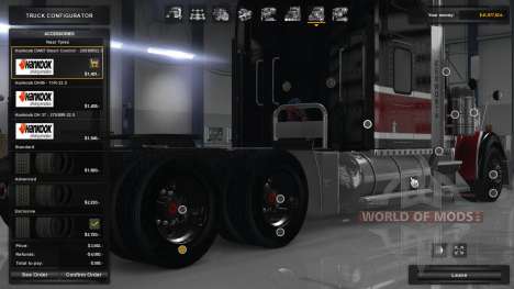 Hankook Truck Tires для American Truck Simulator