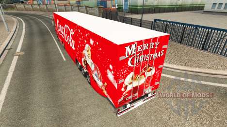 Скин Coca-Cola на тягач DAF для Euro Truck Simulator 2