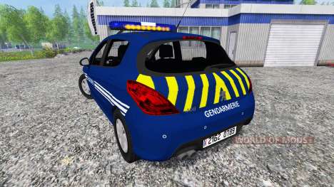 Peugeot 308 Gendarmerie для Farming Simulator 2015