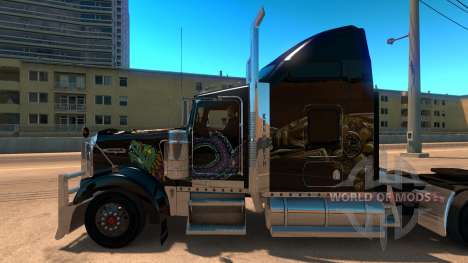 Kenworth W900 Mexico Skin v 2.0 для American Truck Simulator