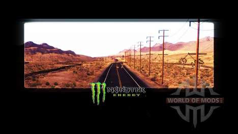 Monster Energy в загрузочных экранах для American Truck Simulator