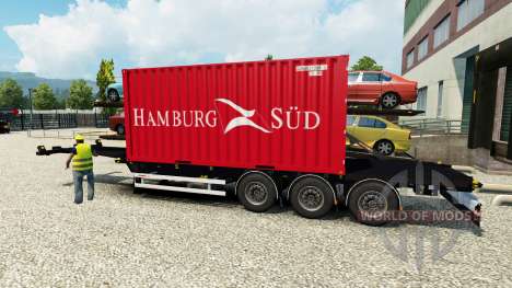 Полуприцепы контейнеровозы для Euro Truck Simulator 2