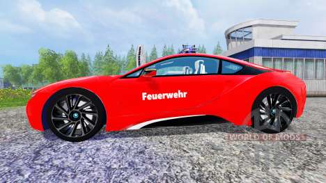 BMW i8 eDrive Feuerwehr для Farming Simulator 2015
