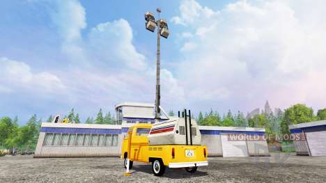 Volkswagen Transporter T2B 1972 [lighting mast] для Farming Simulator 2015