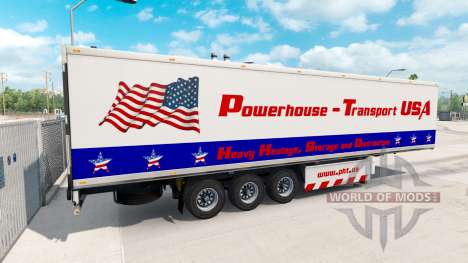 Полуприцеп Powerhouse Transport USA для American Truck Simulator