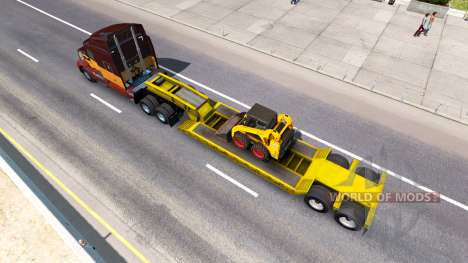 Низкорамный трал Bobcat 800 для American Truck Simulator