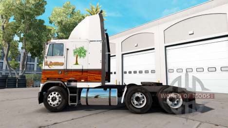 Скин Wood Shop на тягач Freightliner FLB для American Truck Simulator