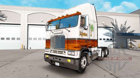 Скин Wood Shop на тягач Freightliner FLB для American Truck Simulator