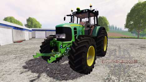 John Deere 7530 Premium v2.1 для Farming Simulator 2015