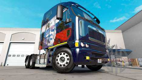 Скин Путин на тягач Freightliner Argosy для American Truck Simulator