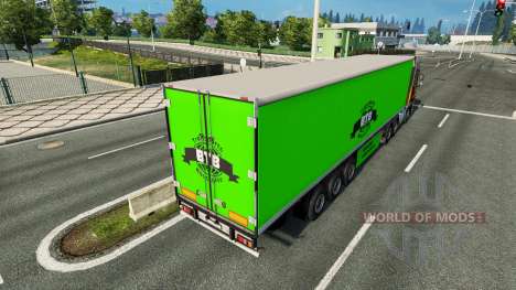 Скин BTB на полуприцеп для Euro Truck Simulator 2