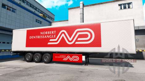 Скин Norbert Dentressangle на полуприцеп для American Truck Simulator