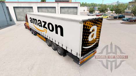 Скин Amazon на полуприцеп для American Truck Simulator