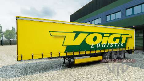 Скин Voigt Logistik v1.2 на полуприцеп для Euro Truck Simulator 2