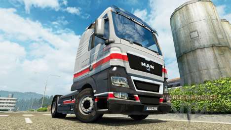 Скин Audi на тягач MAN для Euro Truck Simulator 2