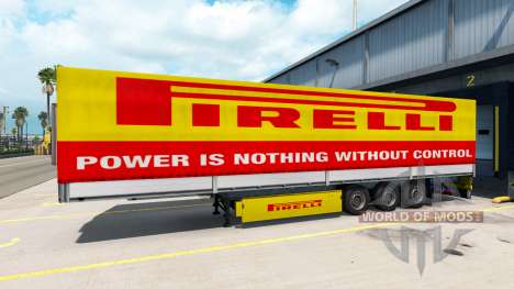 Скин Pirelli на полуприцеп для American Truck Simulator