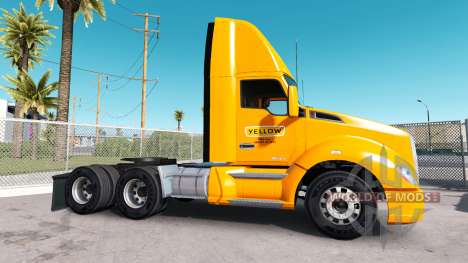 Скин Yellow Corp. на тягач Kenworth для American Truck Simulator