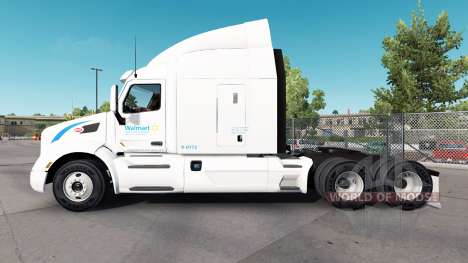 Скин Wallmart на тягач Peterbilt для American Truck Simulator