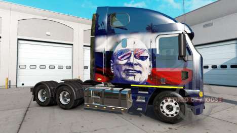 Скин Путин на тягач Freightliner Argosy для American Truck Simulator
