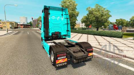 Скин EDCG на тягач Volvo для Euro Truck Simulator 2