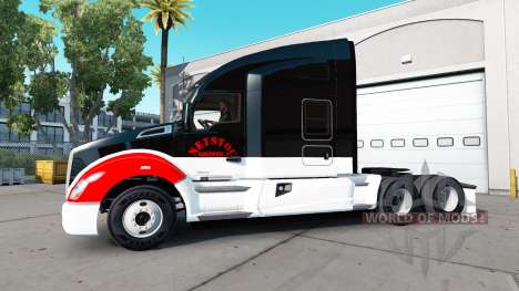 Скин Netstoc Logistica на тягач Kenworth для American Truck Simulator