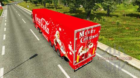 Скин Coca-Cola на тягач Volvo для Euro Truck Simulator 2
