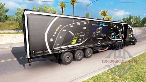 Скин Worlds Best на тягач Kenworth для American Truck Simulator
