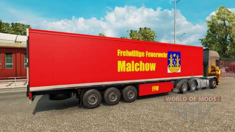 Скин FFW Malchow на полуприцеп для Euro Truck Simulator 2