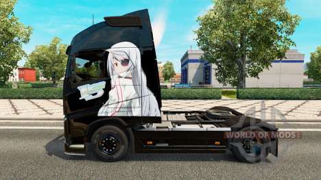 Скин Infinite Stratos на тягач Volvo для Euro Truck Simulator 2