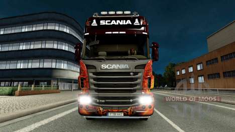 Лайтбар Scania для Euro Truck Simulator 2