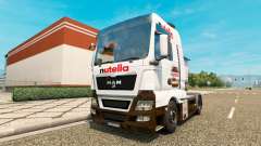 Скин Nutella v2.0 на тягач MAN для Euro Truck Simulator 2