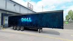 Скин Dell на полуприцеп для American Truck Simulator