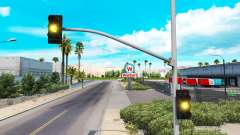 Продолжительные жёлтые огни светофора для American Truck Simulator