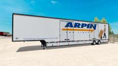 Полуприцеп RD Moving Van для American Truck Simulator