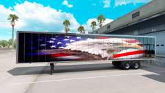 Скин American eagle на полуприцеп для American Truck Simulator