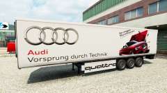 Скин Audi на полуприцеп для Euro Truck Simulator 2